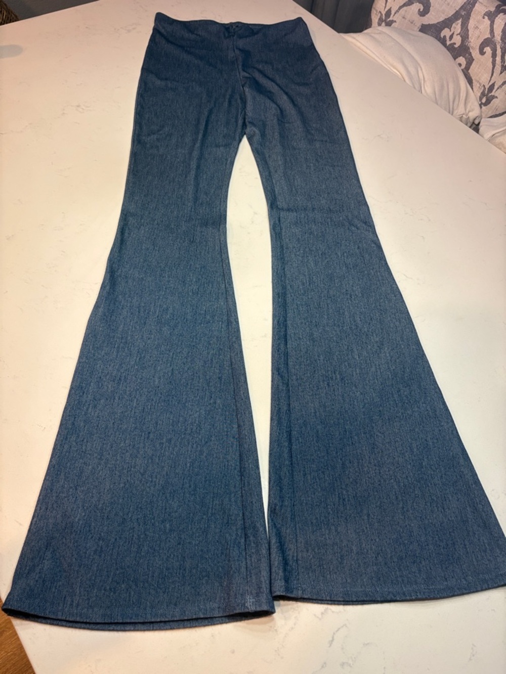 naked wardrobe Dark Blue Flare Jeans